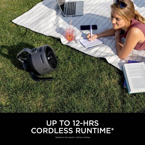 Portable Rechargeable Misting Cooling Fan – Indoor & Outdoor Summer Air Cooler